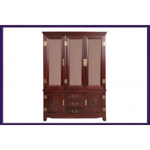 Red Wood Wine Cabinet